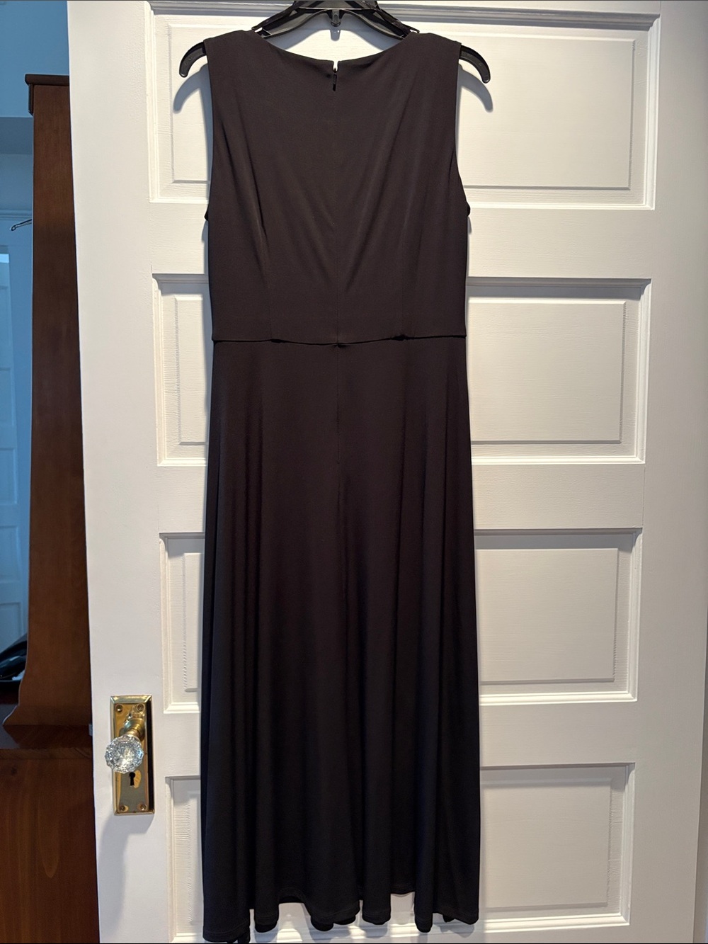 Jessica Howard Black Dress with Black-and-White Floral Jacket - Picture 6 of 7